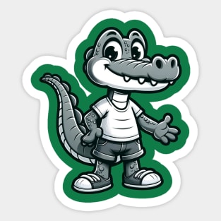 cute crocodile Sticker